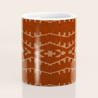 Country Western Pattern in Terracotta Earthtones Coffee Mug Gallery Image 4