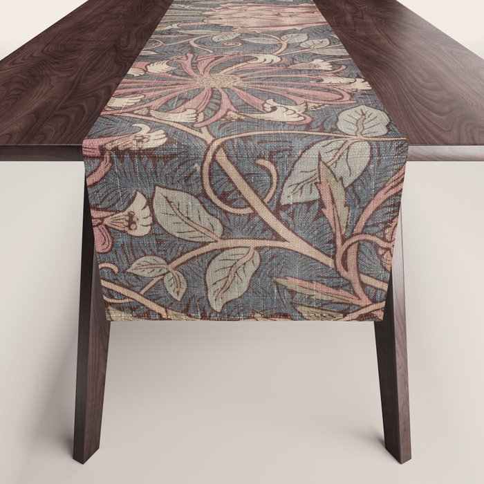 Honeysuckle (1876) by William Morris  Table Runner Gallery Image 1