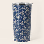 Botanic Pattern - Navy Travel Mug Gallery Image 1