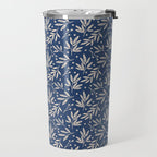 Botanic Pattern - Navy Travel Mug Gallery Image 2