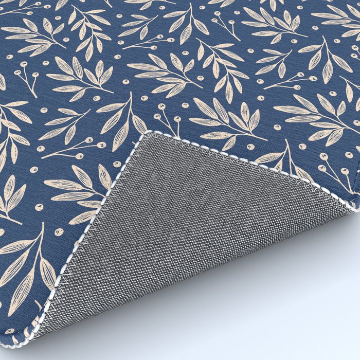 Botanic Pattern - Navy Rug Gallery Image 4