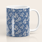Botanic Pattern - Navy Coffee Mug Gallery Image 1