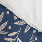 Botanic Pattern - Navy Comforter Gallery Image 4
