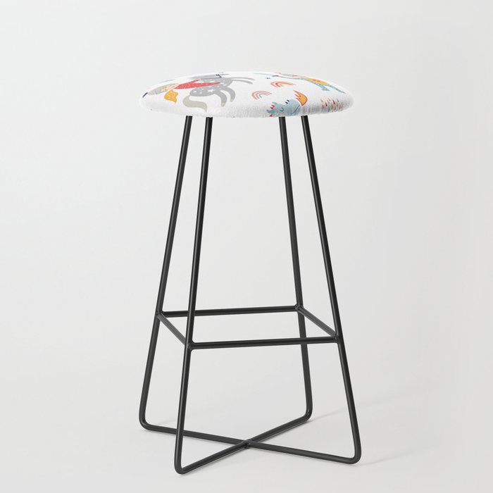 Magical Knight, Dragon & Castle Stool Gallery Image 1