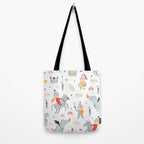 Magical Knight, Dragon & Castle Tote Bag Gallery Image 2