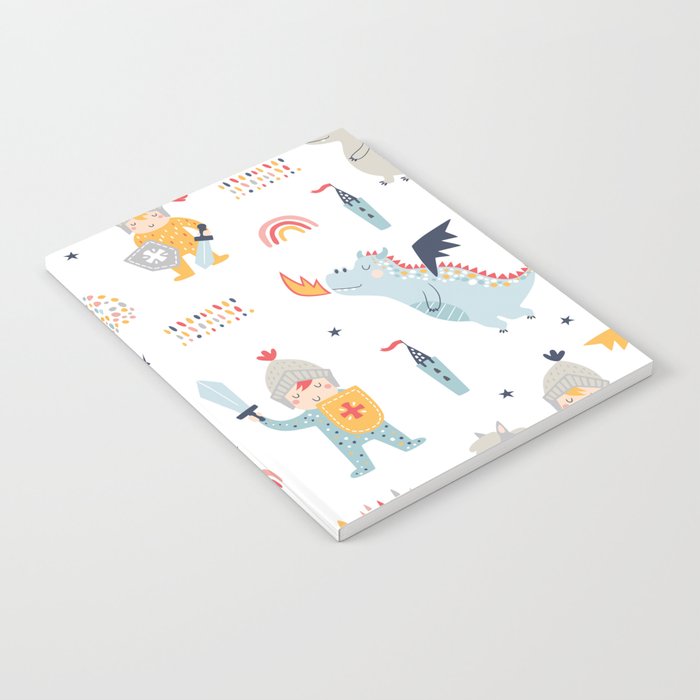 Magical Knight, Dragon & Castle Notebook Gallery Image 1