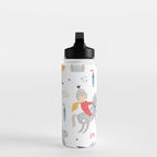 Magical Knight, Dragon & Castle Water Bottle Gallery Image 3