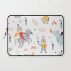 Magical Knight, Dragon & Castle Laptop Sleeve Gallery Image 1