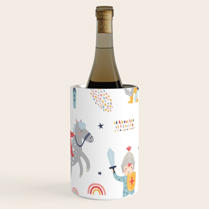 Magical Knight, Dragon & Castle Wine Chiller Gallery Image 1
