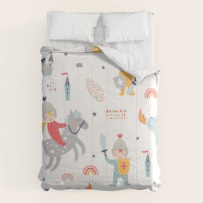 Magical Knight, Dragon & Castle Comforter Gallery Image 6