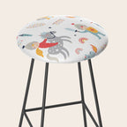 Magical Knight, Dragon & Castle Stool Gallery Image 2