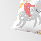 Magical Knight, Dragon & Castle Pillow Sham Gallery Image 4