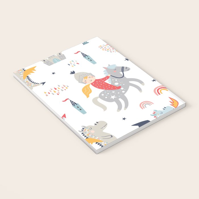Magical Knight, Dragon & Castle Notebook Gallery Image 3