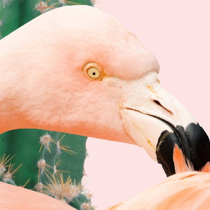 Flamingo & Cactus #society6 #decor #buyart Coffee Mug Gallery Image 2