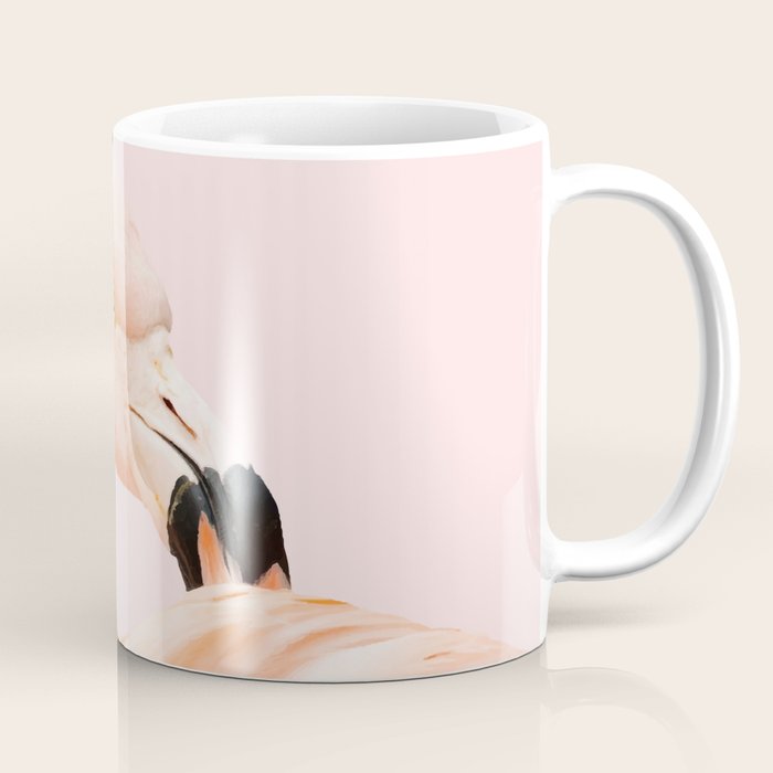 Flamingo & Cactus #society6 #decor #buyart Coffee Mug Gallery Image 1