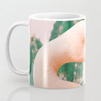 Flamingo & Cactus #society6 #decor #buyart Coffee Mug Gallery Image 3