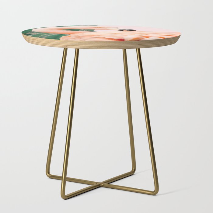 Flamingo & Cactus #society6 #decor #buyart Side Table Gallery Image 1