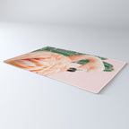 Flamingo & Cactus #society6 #decor #buyart Rug Gallery Image 3