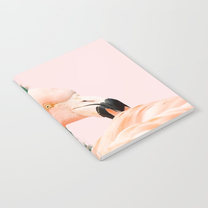 Flamingo & Cactus #society6 #decor #buyart Notebook Gallery Image 1