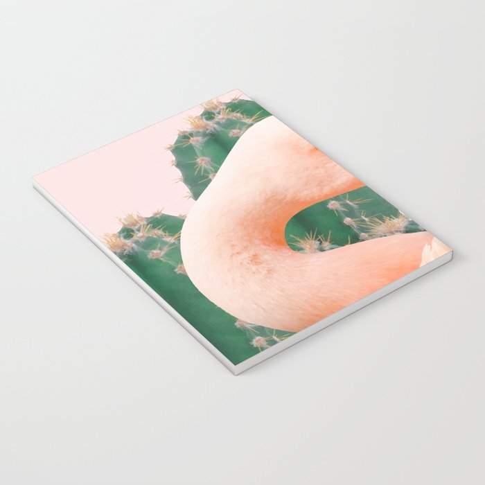 Flamingo & Cactus #society6 #decor #buyart Notebook Gallery Image 3