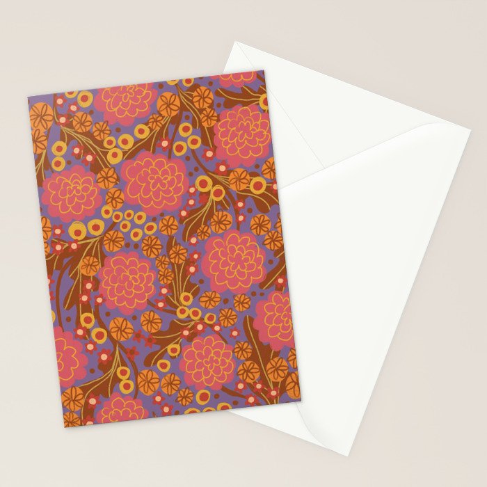 Asters #3 Stationery Card Gallery Image 2