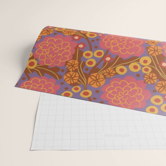 Asters #3 Wrapping Paper Gallery Image 2