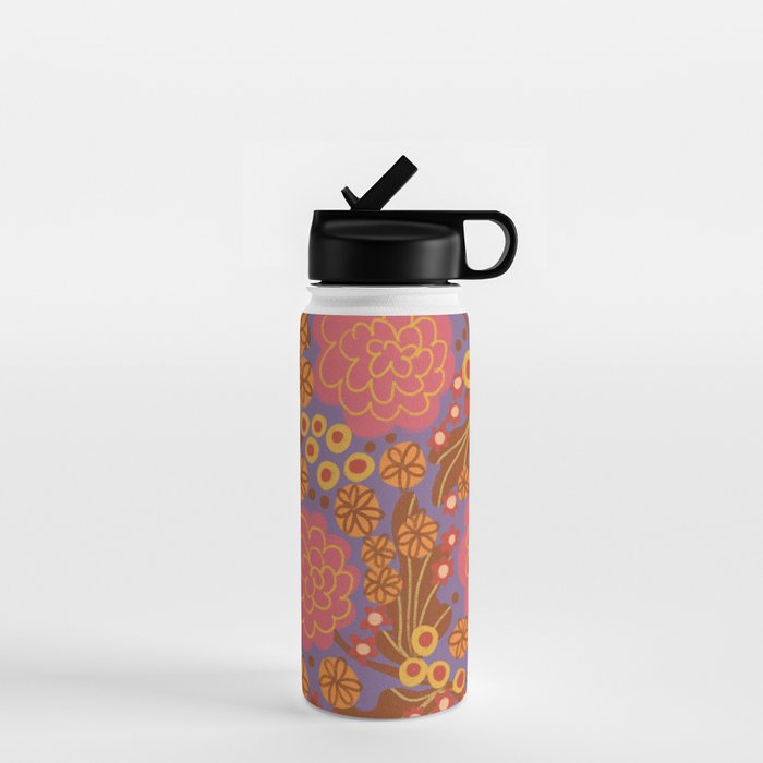 Asters #3 Water Bottle Gallery Image 1