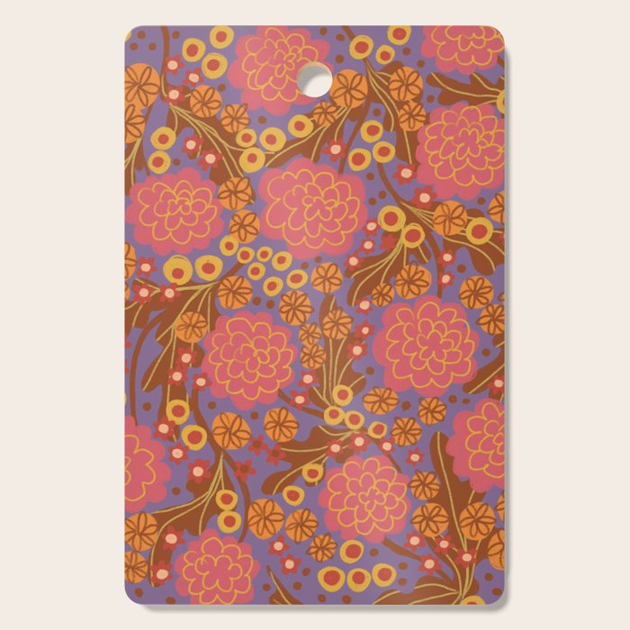 Asters #3 Cutting Board Gallery Image 1
