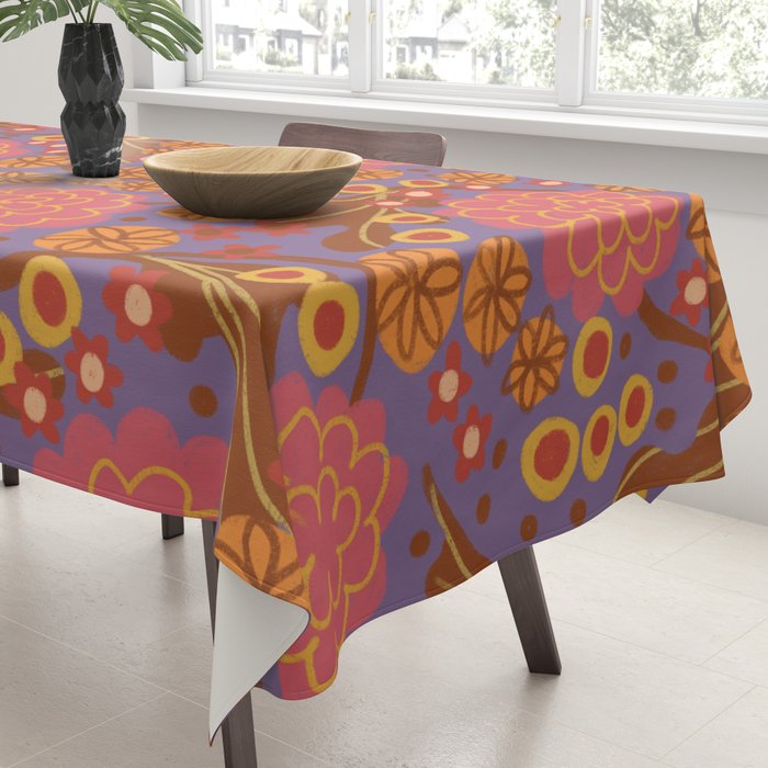Asters #3 Tablecloth Gallery Image 3