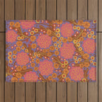 Asters #3 Outdoor Rug Gallery Image 1
