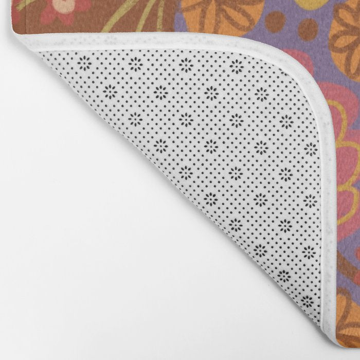 Asters #3 Bath Mat Gallery Image 2