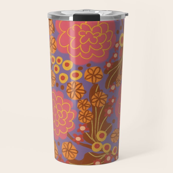 Asters #3 Travel Mug Gallery Image 1