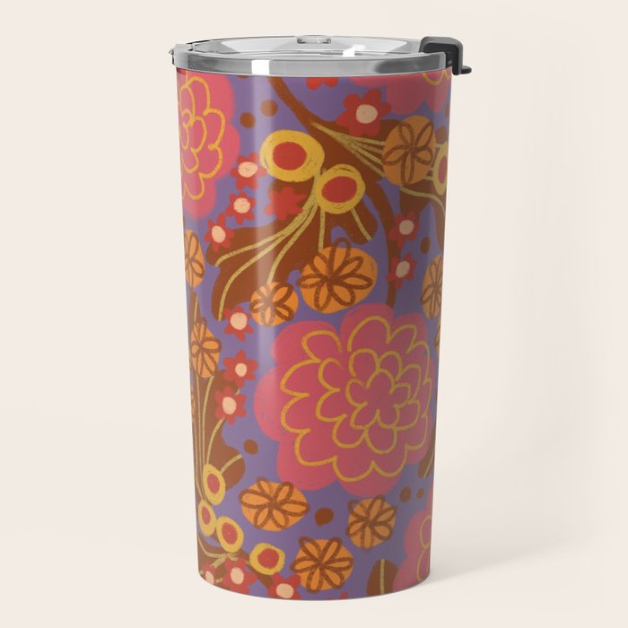 Asters #3 Travel Mug Gallery Image 2