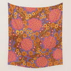 Asters #3 Wall Tapestry Gallery Image 4