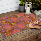 Asters #3 Outdoor Rug Gallery Image 2