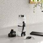 Cool BW Surf Photography Water Bottle Gallery Image 4