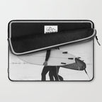 Cool BW Surf Photography Laptop Sleeve Gallery Image 2