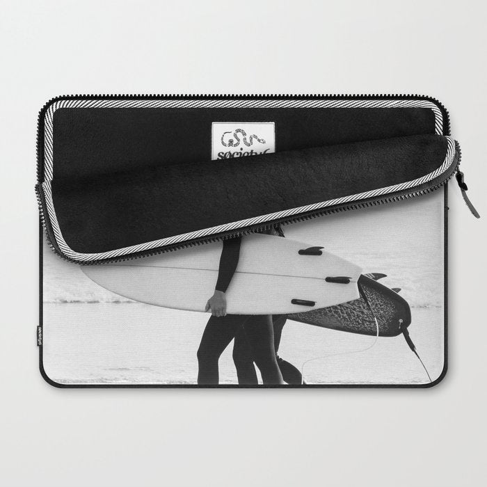 Cool BW Surf Photography Laptop Sleeve Gallery Image 2