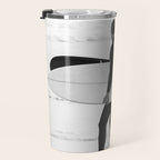 Cool BW Surf Photography Travel Mug Gallery Image 3