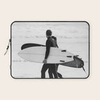 Cool BW Surf Photography Laptop Sleeve Gallery Image 1