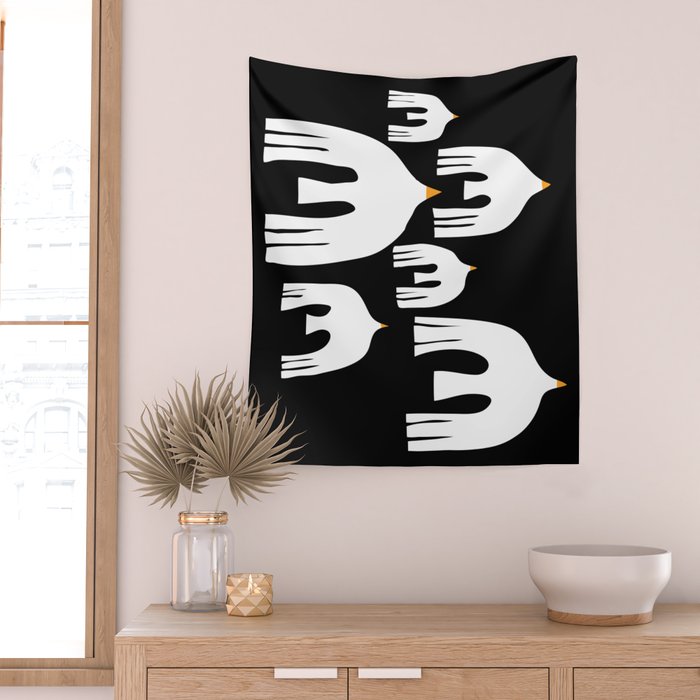 Doves Wall Tapestry Gallery Image 2