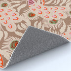 FARMFOLK PEACOCK Inspired by PANTONE 17 1230 Mocha Mousse Rug Gallery Image 4