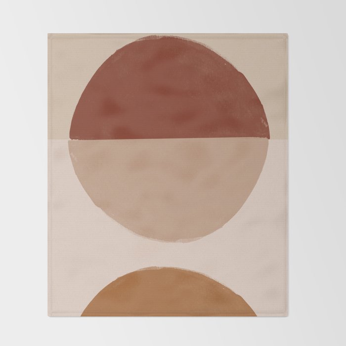 Abstract art, bohemian Throw Blanket Gallery Image 2