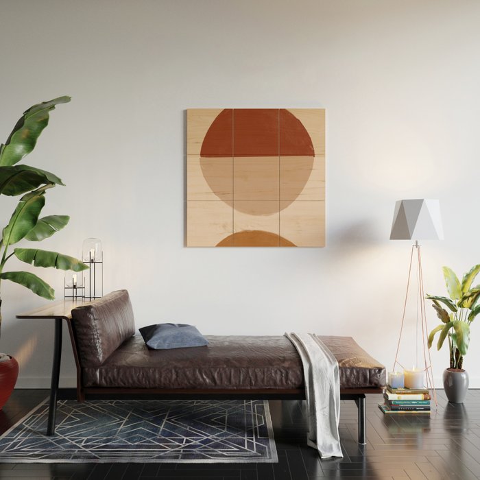 Abstract art, bohemian Wood Wall Art Gallery Image 2