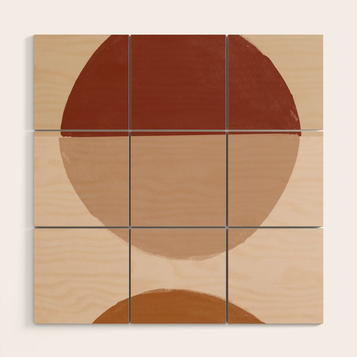 Abstract art, bohemian Wood Wall Art Gallery Image 1