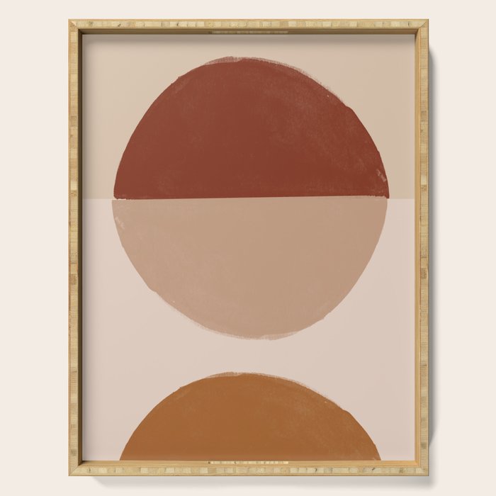 Abstract art, bohemian Serving Tray Gallery Image 1