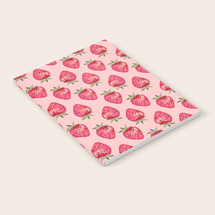 Disco Ball Strawberry Notebook Gallery Image 1