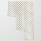 Vintage Sketched Floral Block Print - Blue Beige Wallpaper Gallery Image 3