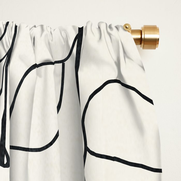 Minimalist Vines II Window Curtain Gallery Image 2