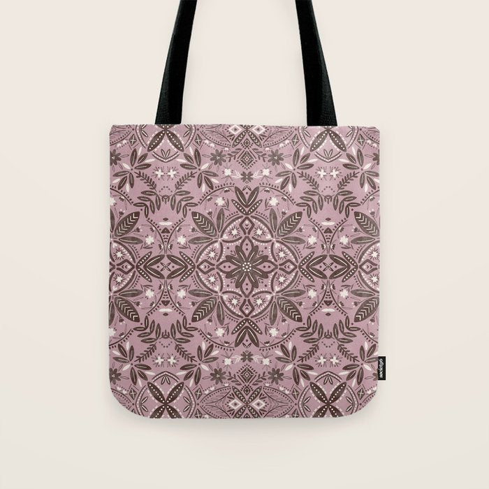 Rustic Pink Serenity Tote Bag Gallery Image 1